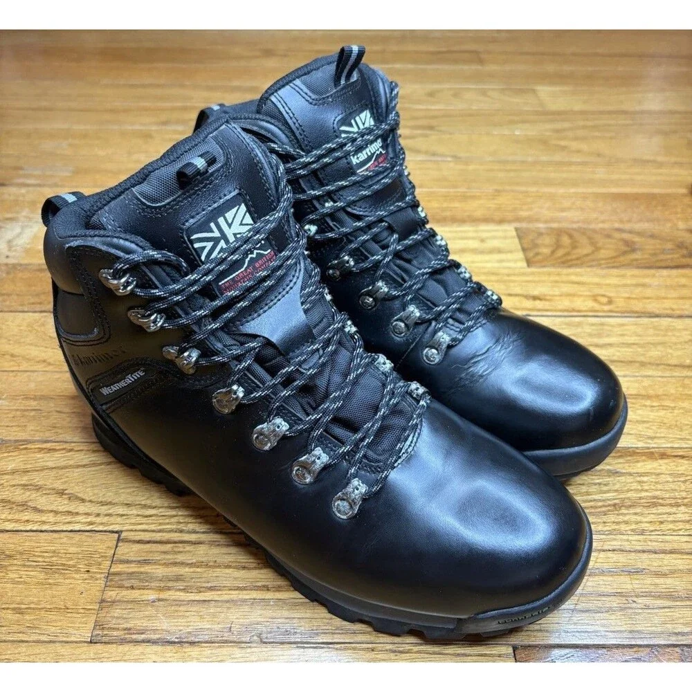 Karrimor KSB Munro Waterproof Leather Hiking Boots Mens US 9 Black Walking Trail